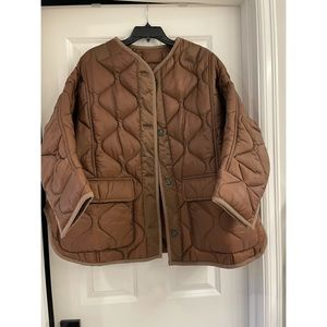 The Frankie Shop teddy quilted-shell jacket